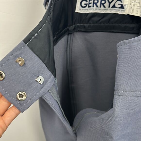 Vintage 80's Gerry Gray Wool Straight Leg Ski Overalls Size XS/S (tag size 12) - Picture 7 of 8